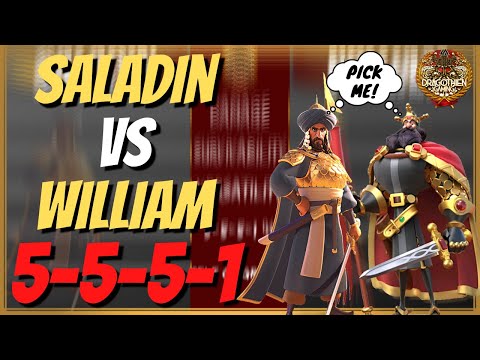 SALADIN vs. WILLIAM 5-5-5-1! Head to Head Breakdown!