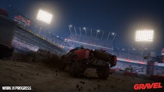 Gameplay stadio in notturna