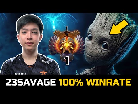 23SAVAGE NEW 100% WINRATE HERO - TOP 1 MMR NEW CARRY IN 7.27 PATCH