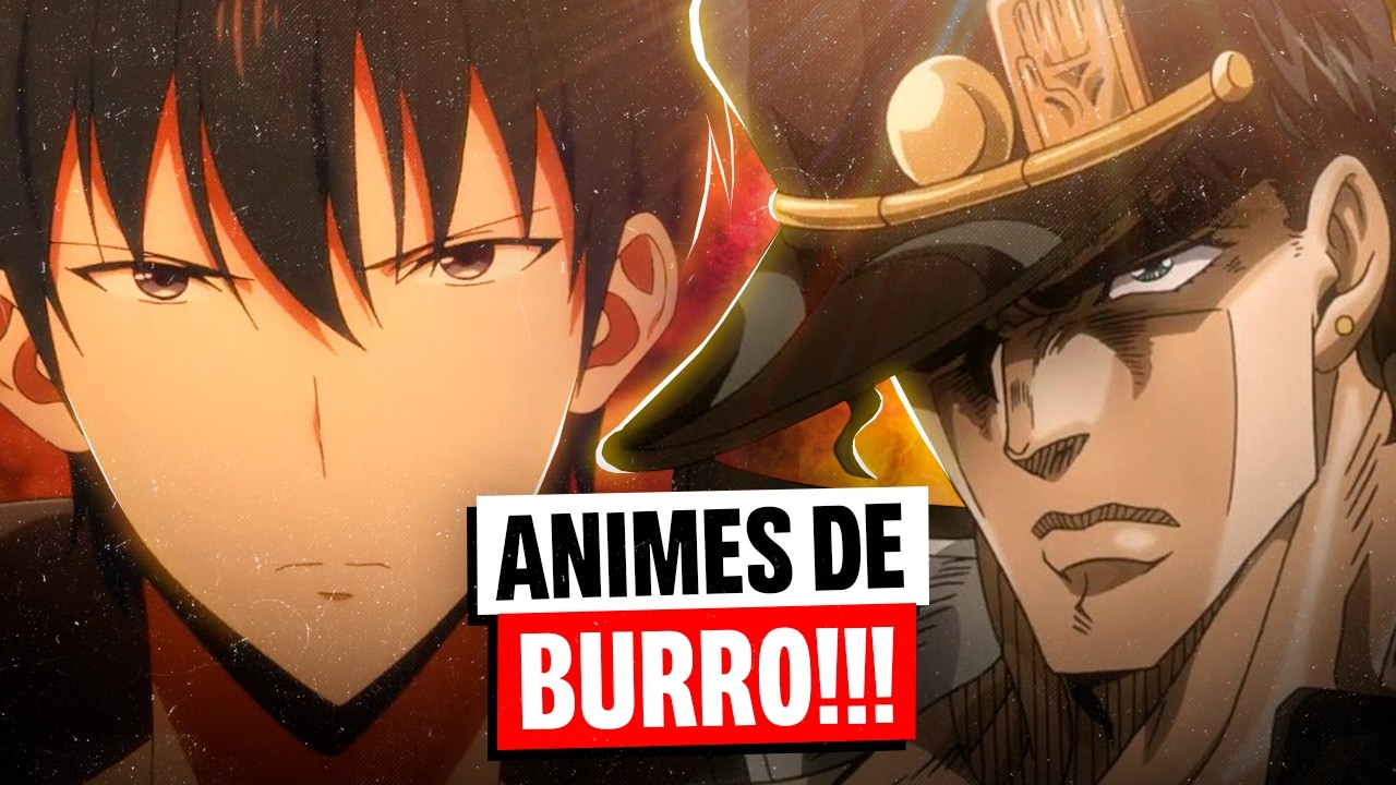 6 Animes BONS PRA BURRO!