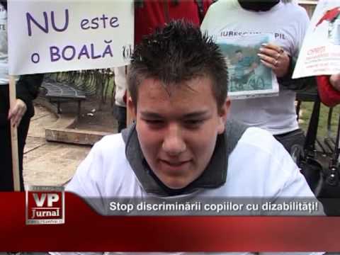 Stop discriminării copiilor cu dizabilități