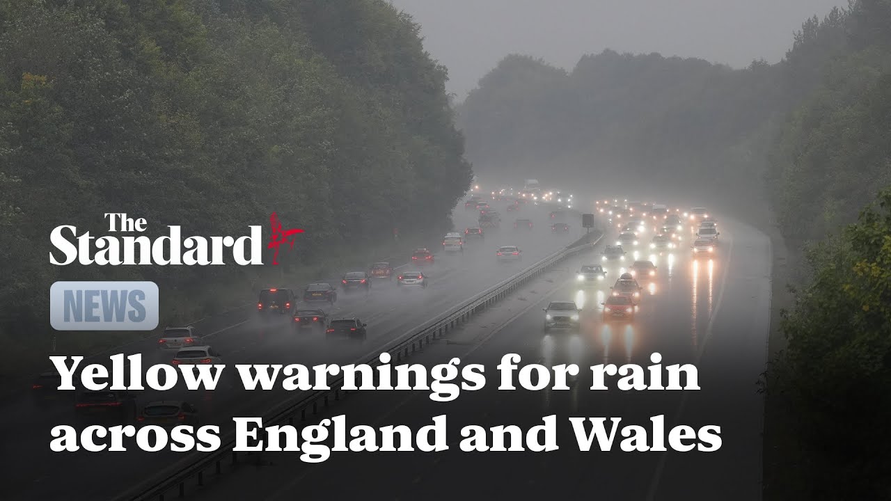 Summer officially ends with yellow warnings for rain across Wales and much of England