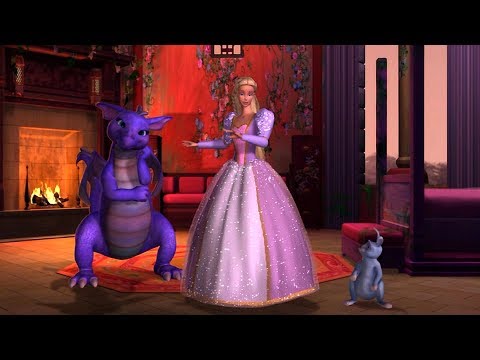 Barbie as Rapunzel - Rapunzel paints some magical gowns for the ball