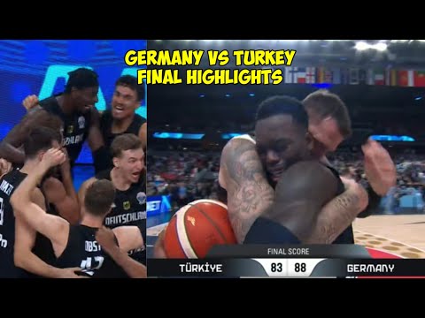 European basketball Championship 2025 Final Match Germany Vs Turkey Highlights 88:83 | Ger Vs Tur