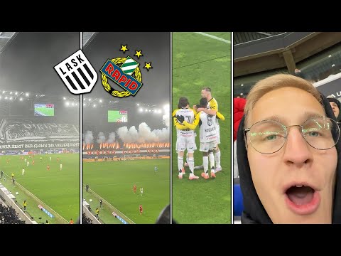 LASK vs. Rapid Vienna | Clear victory in Linz ⚽🔥 | ​​Stadium vlog