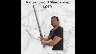 Ranger Sword Sharpening LOTR #lordoftherings #sword #sharpening #sharp