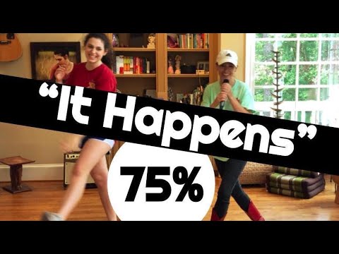 "It Happens" Beginner Line Dance at 75% Speed