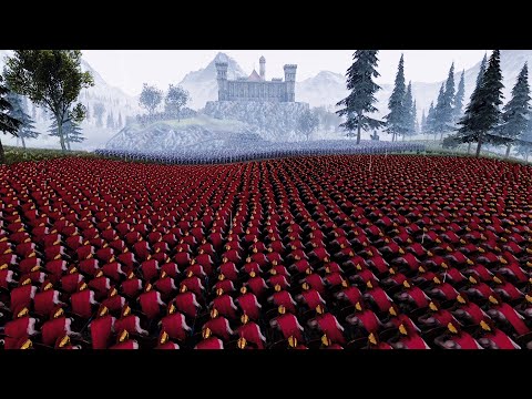 SPARTANS LAY SIEGE TO OGRE CASTLE - UEBS - Ultimate Epic Battle Simulator