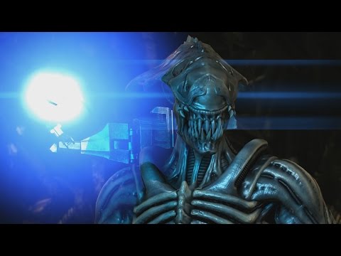 Mortal Kombat XL - Alien/Predator Mesh Swap Intro, X Ray, Victory Pose, Fatalities Video