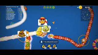 .wildspike.wormszones I 4 kill the king and trick of kill snake game #wormszone #zonegamers #zone