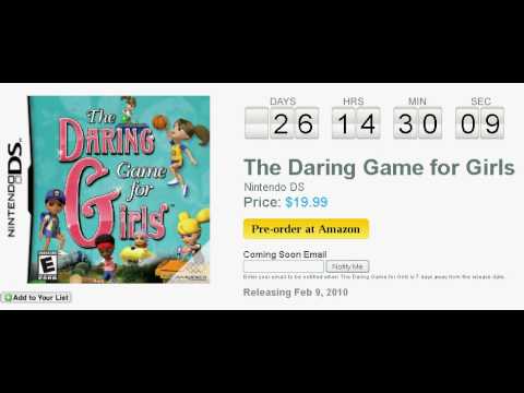 The Daring Game for Girls Nintendo DS