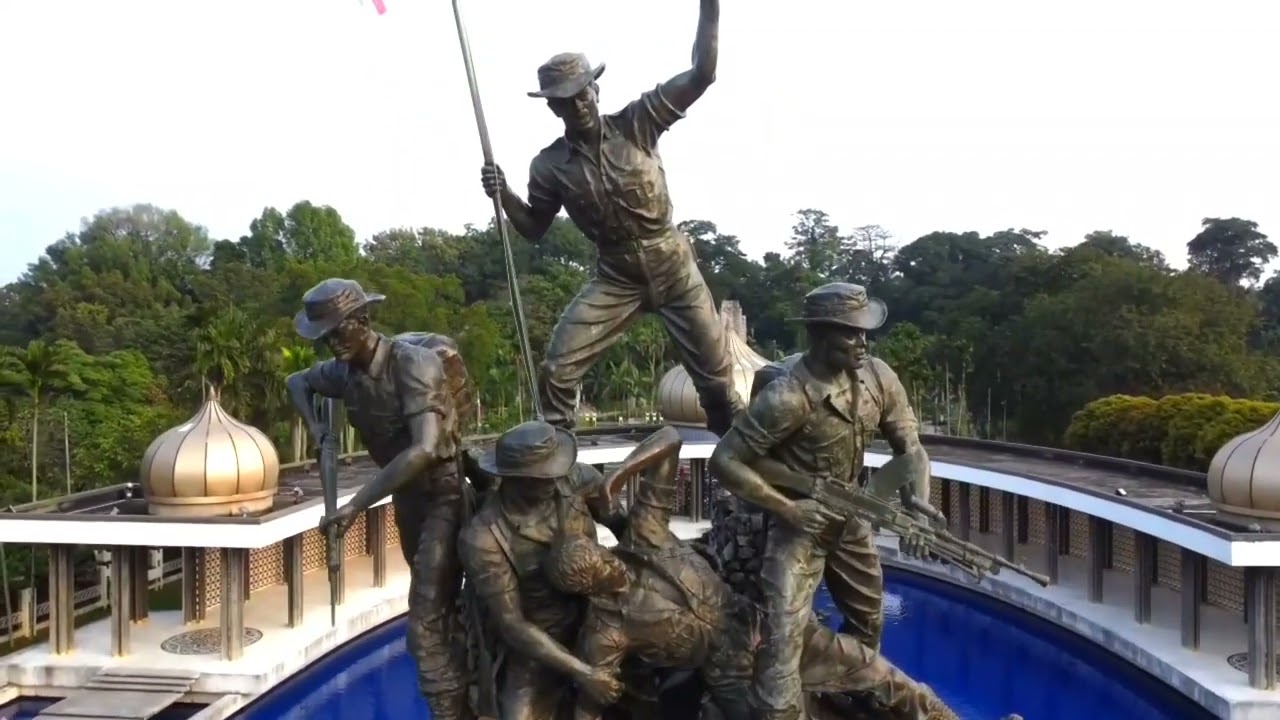 Experience the captivating panorama of Malaysia National Monument.