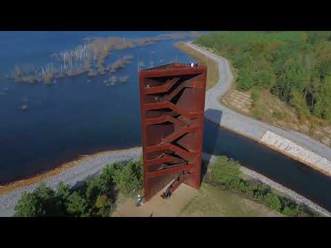 Aussichtsturm über dem Seenland | Rostiger Nagel | LAUSITZ VON OBEN