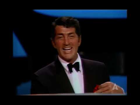 Dean Martin - OSCARS (1967) - Presents Best Original Song - LIVE