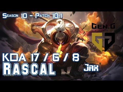 Gen Rascal JAX vs KARMA Top - Patch 10.1 KR Ranked
