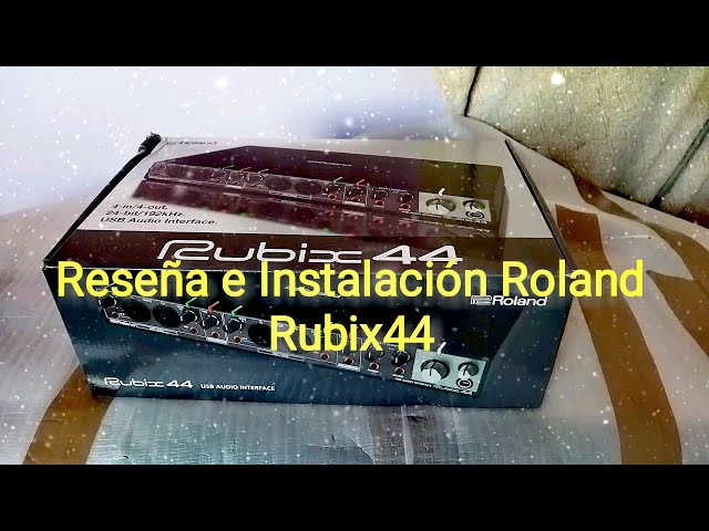 Vídeo relacionado con Roland Rubix44 Interfaz de audio USB de 4 entradas y 4 salidas | Audio en alta resolución | Graba con micros, guitarras, teclas y más | Compacta y resistente | Compatible con Mac, PC y iPad