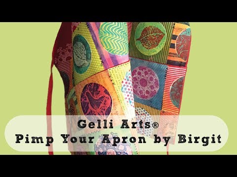 Pimp your apron with Gelli Arts®