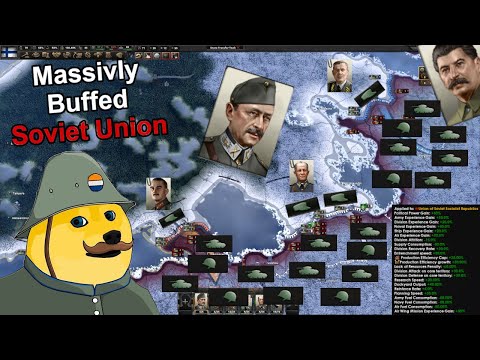 Playing Finland against a MASSIVLY BUFFED Soviet Union in Hoi4 - Road to 56