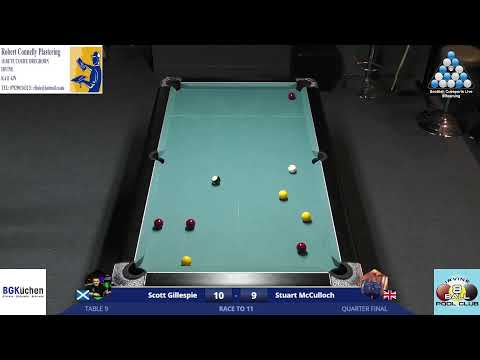 Ayrshire Open Quarter Final Main Table  - Scott Gillespie v Stuart McCulloch