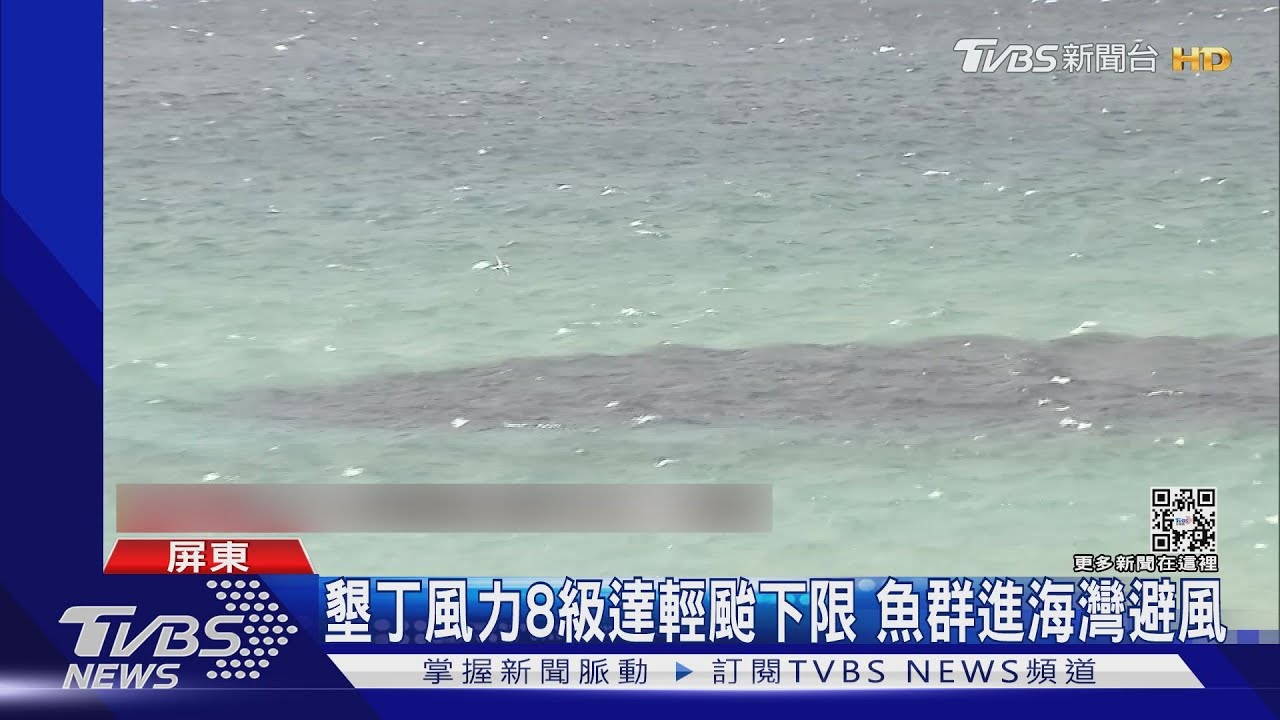 墾丁風力8級達輕颱下限　水上遊具急拖上岸