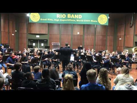 Andrew Carnegie Middle School Band - Into The Clouds - Richard L. Saucedo
