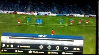 preview picture of video 'Fifa13 Kim Kallstrom Amazing free - kick goal Vs Olympique de Marseille'