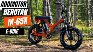 So much fun!!! It’s the ADDMOTOR HEROTAN M-65X Electric Bike!