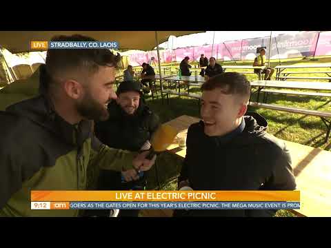 Aug 25 Festival goers & campers down at Electric Picnic