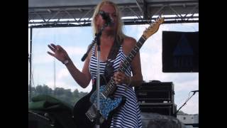 Skyla Burrell Band at Heritage Music Bluesfest, Wheeling WV on 8/10/13