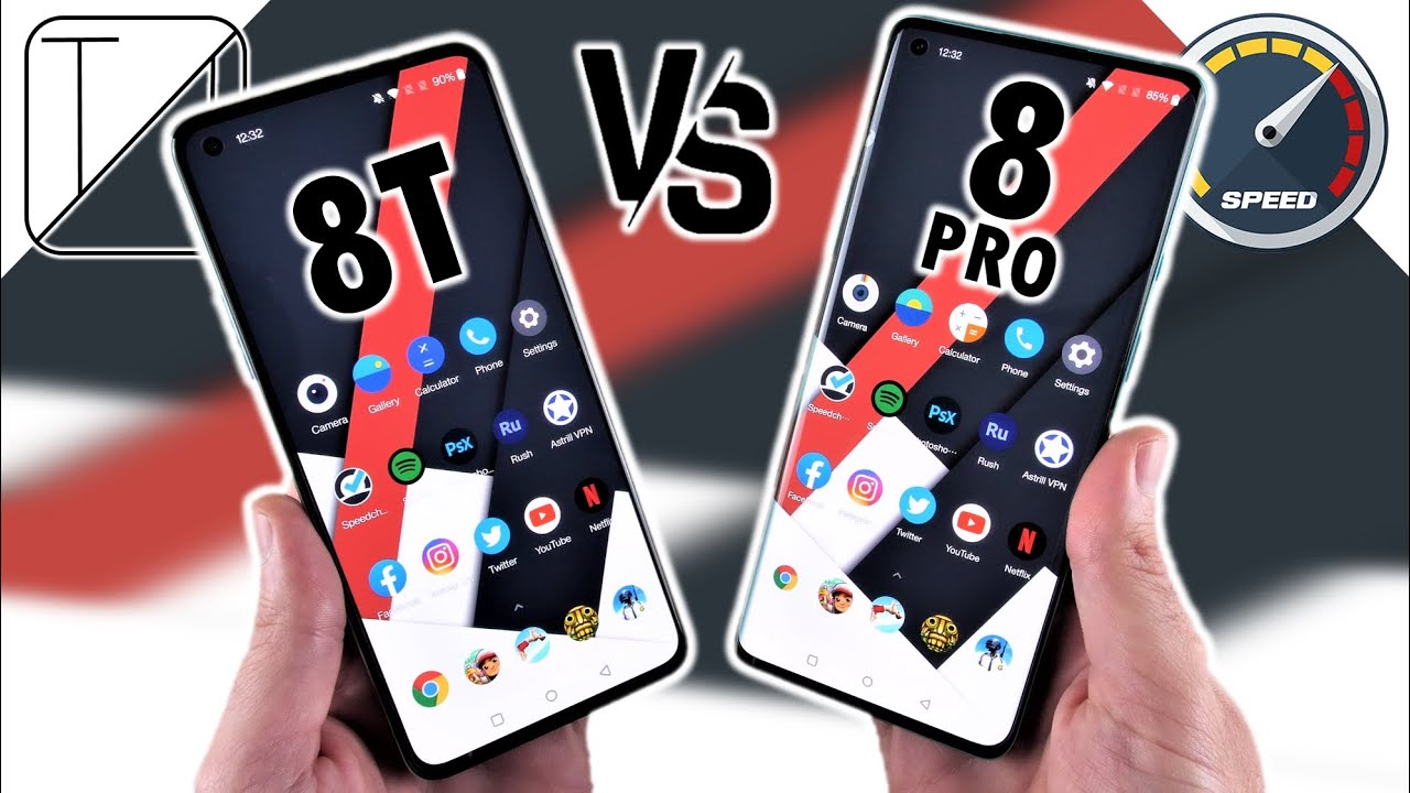 OnePlus 8T vs OnePlus 8 Pro Speed Test