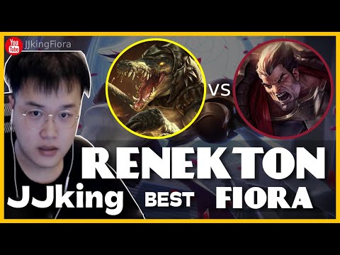 🔴 JJking Renekton vs Darius GM (Best Fiora OTP) - JJking Renekton Guide