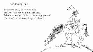 Shel Silverstein: &#39;Backward Bill&#39; from A Light in the Attic