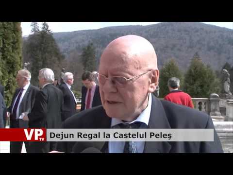 Dejun Regal la Castelul Peleş
