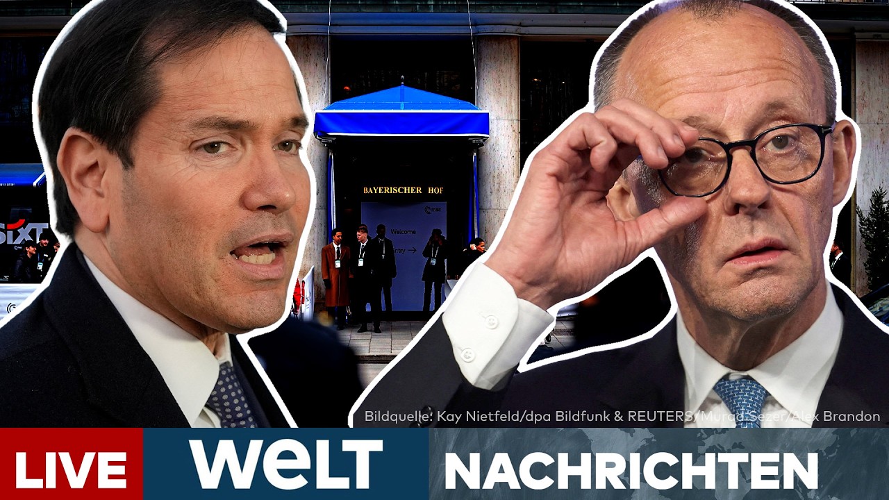 SICHERHEITSKONFERENZ: Merz trifft Rubio – Kanzler hat Liste mit Druckmitteln in petto | LIVE