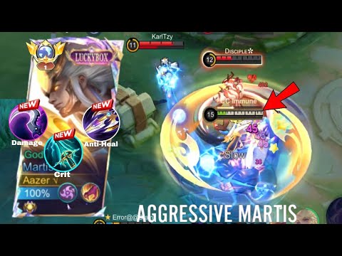 24KILL!! MARTIS PERFECT & SUPER AGGRESSIVE MARTIS GAMEPLAY!!😋🔥( BEST BULD 2025 ) MLBB