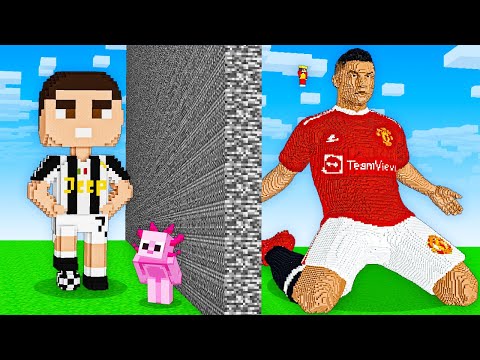 I Cheated With RONALDO In Minecraft Build Battle!