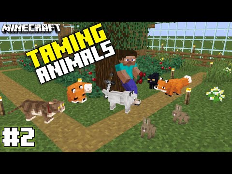 CM OVERPOWERED - Minecraft #2: TAMING ANIMALS (Fox,Wolf,Cats) | CM OVERPOWERED