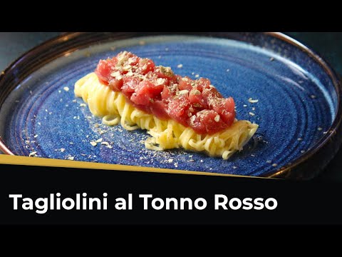 Ricetta di tagliolini con tartare di tonno rosso fresco e capperi disidratati - facile e deliziosa!