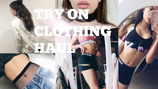 Try On Clothing Haul-Victoria Secret, PINK, Nike, h&m+More