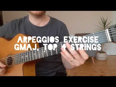 GYPSY JAZZ ARPEGGIOS -  TOP 4 Strings TRIADS 1- FREE LESSON