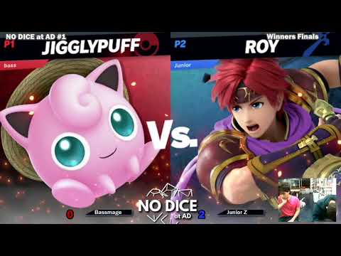 NO DICE at AD #1 - Junior Z (Roy) vs. Bassmage (Fox, Jigglypuff) - Winners Finals