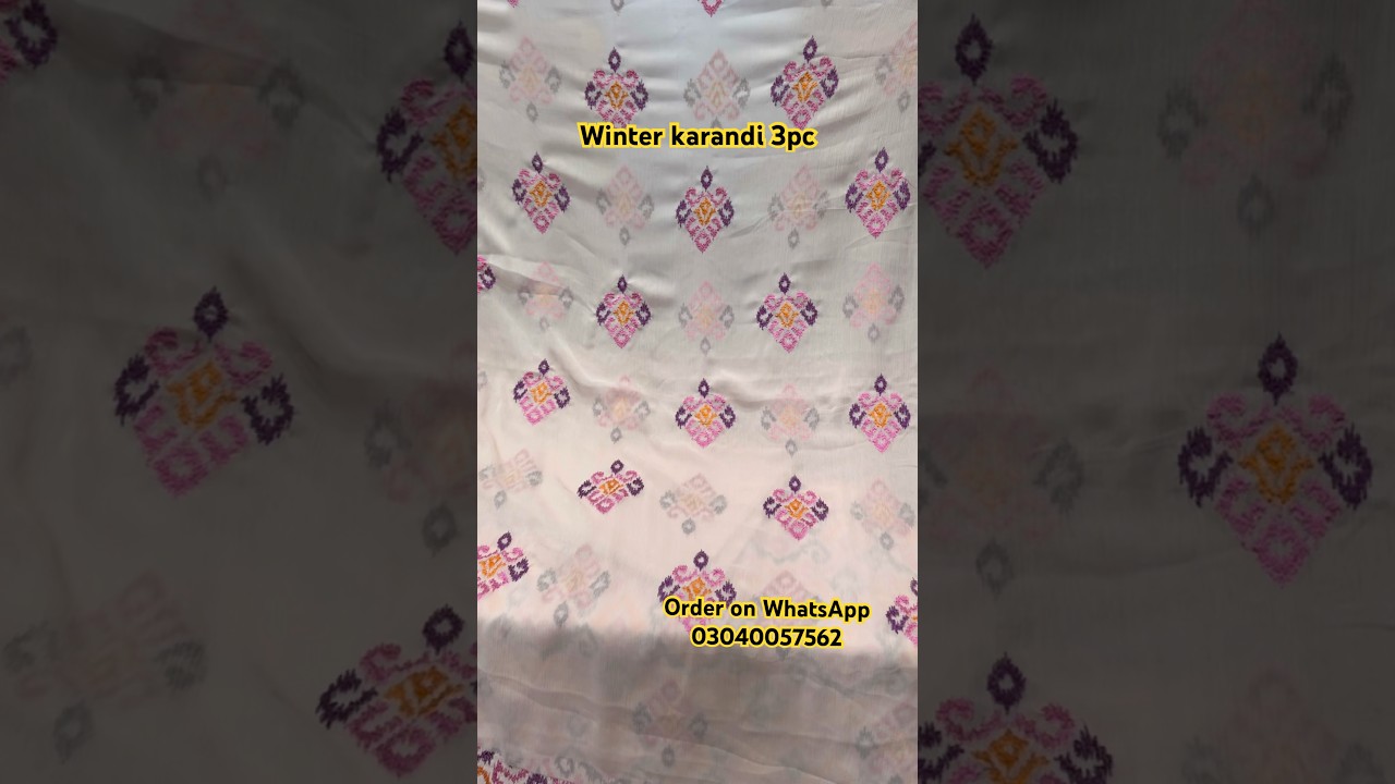 Winter karandi 3pc suits 💖