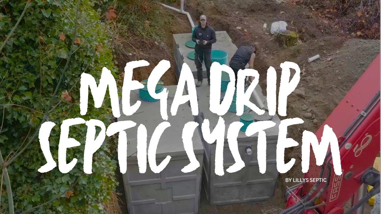 Mega drip dispersal septic system install, step by step