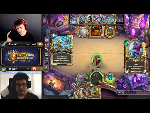 Firebat vs muzzy - Hearthstone Grandmasters Americas - Week 3