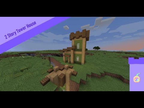 GDChery - 2 Story Tower House - Minecraft Build Tutorial