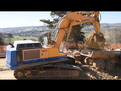 💪 High productivity - Liebherr 974B loading articulated dump trucks - Part 2