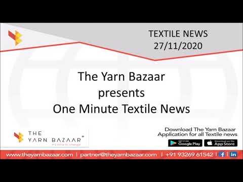 1 Minute Textile News by The Yarn Bazaar