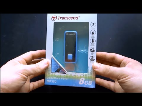 Transcend MP350 8GB Blue Unboxing