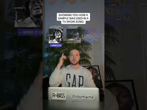 Showing You How A Sample Was Used In A TV Show Song: Powerpuff Girls & James Brown #shorts #sample