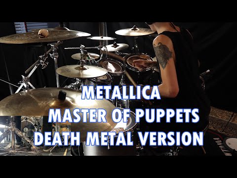 Metal drummer play's Master of Puppets by Metallica
